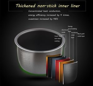 Cuisinière électrique à pression instantanée 3L, fonctionnement facile, une seule touche, <span class=keywords><strong>mijoteuse</strong></span>, cuiseur à riz - Product Image 6