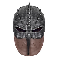 Casco de Caballero al por Mayor, Estilo Europeo Antiguo, para Juego de Rol Griego Romano, Sombrero para Actuaciones, Casco de Látex para Domar Dragones
