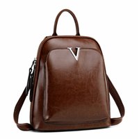 Sacs à dos pour femmes, nouvelle mode 2021, sac à dos vintage en cuir de vache ciré, sac d'école pour femmes, sacs à dos pour dames