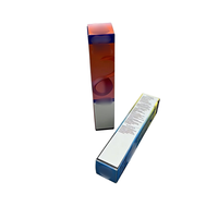 Boîte longue et fine personnalisée avec logo pour l'emballage des stylos, boîte en carton recyclable avec finition holographique