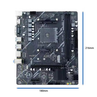Combo al por Mayor de Placa Base para Gaming A320 con Procesador AMD Ryzen 1000, 2000, 3000, 4000, 5000 Am4 R5 5500