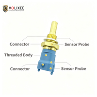 Capteur de température du liquide de refroidissement du moteur 46472179 compatible avec Iveco Renault Diesel NTC Thermistor