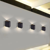 Applique murale extérieure LED étanche IP65 en aluminium, éclairage supérieur et inférieur