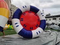 Bateau gonflable sur mesure, design UFO, jouet flottant pour fête aquatique, pour activités de divertissement aquatique pour adultes