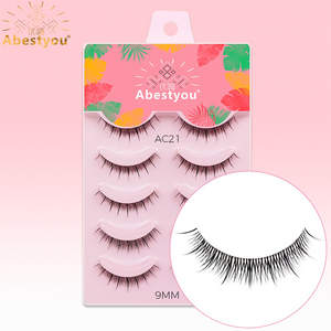 Abestyou OEM ODM Pestañas Postizas de Tira Completa para Maquillaje, Pestañas Sintéticas con Banda Transparente Invisible, Reutilizables, Libres de Crueldad Animal, Estilo <span class=keywords><strong>Manga</strong></span>, ¡Oferta Caliente! - Product Image 3