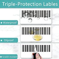 Stiker Label Pengiriman DHL Kode QR Anti Gores Produksi Pabrik Kustom untuk Penggunaan Supermarket