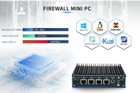 IWILL N1141 J6412 Firewall Hardware Quad Core Mini Pc Intel Celeron Procesador 4x2,5G Puertos de red con una aplicación móvil