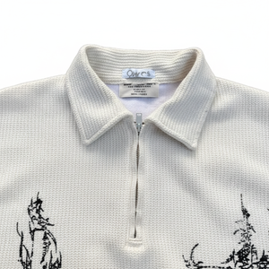 <span class=keywords><strong>Polo</strong></span> da <span class=keywords><strong>Uomo</strong></span> Stile Americano Autunno Inverno, Felpa <span class=keywords><strong>Lunga</strong></span> in Twill Non Tessuto con Colletto Ricamato e Tasca, Vestibilità Ampia, Asciugatura Rapida - Product Image 2