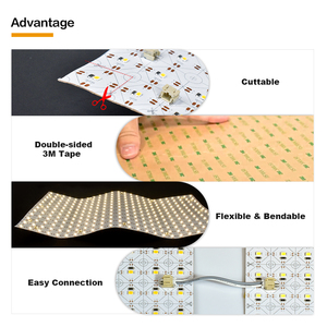 Panneau LED flexible parfait, feuille de panneau LED à rétroéclairage, diffuseur de surface, 24 V CC, dimmable, 2700 K - Product Image 4
