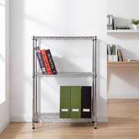 Étagère de bureau à 3 niveaux, étagère de bureau, armoire de classement en métal, armoire à dossiers