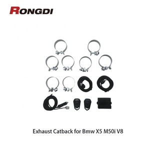 ท่อไอเสียสแตนเลส 304 สำหรับ BMW X5 M50I V8 4.4T ปี 2019-2022 ระบบปรับแต่งเสียงไอเสียรถยนต์ - Product Image 2