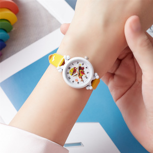 Montre à bracelet pour enfants, garçons et filles, motif dessin animé <span class=keywords><strong>Pat</strong></span>'<span class=keywords><strong>Patrouille</strong></span>, mouvement à quartz, bracelet en acrylique, cadran à aiguilles, boîtier en alliage écologique, boucle ardillon - Product Image 6