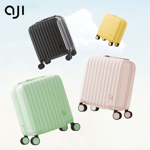 Aji-Mini bolsa ligera con ruedas giratorias para ordenador, Maleta pequeña con ruedas giratorias, Maleta de 14 pulgadas - Product Image 1