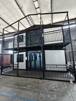 Maison portable modulaire préfabriquée extensible de 20 pieds à installation rapide