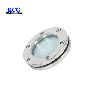 Bride de miroir d'observation en verre trempé de qualité sanitaire en acier inoxydable - Product Image 3