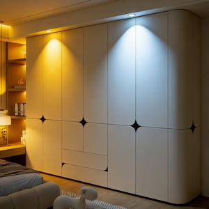 <span class=keywords><strong>Armadio</strong></span> Minimalista in Legno BALOM, Ecologico, Grande Capacità, Facile Montaggio, Dimensioni Personalizzabili, Montaggio a Parete, <span class=keywords><strong>Salvaspazio</strong></span> - Product Image 3