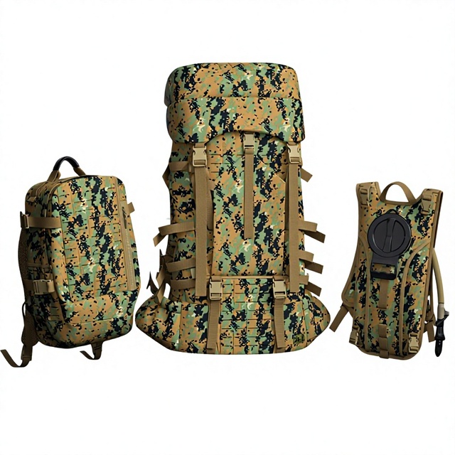 OME Wholesale Jungle Digital Camouflage Tactical Assault Backpack Safety Hiking Backpack Trekking Camping Tactical Backpack Gear