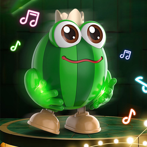 Juguete Robot Sandía Bailarina Personalizado con Luz, Música, Voz, Grabación, Educativo, Eléctrico, de Plástico ABS, Regalo para Niños - Product Image 1
