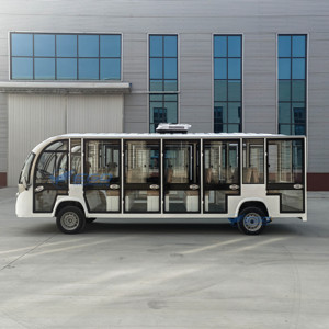Vehículo Turístico Eléctrico Cerrado de Lujo para 17 Personas, Autobús Turístico Eléctrico para Complejos Turísticos, Parques y Lugares Turísticos - Product Image 1