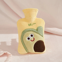 Chauffe-mains en peluche mignon avec un design rempli d'eau pour les filles et les temps froids