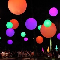 Boule LED gonflable de plage lumineuse Rechargeable de décor de nouvel an