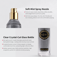 Parfum miniature de luxe en gros 30 ml, Cologne originale pour femme, parfum longue durée à la rose et à la vanille