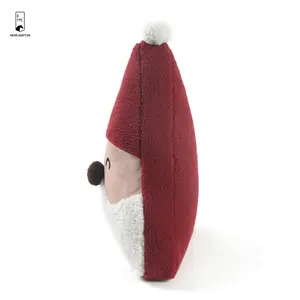 삼각형 모양의 아버지 크리스마스 홈 장식 베개 울트라 소프트 플러시 산타 클로스 쿠션 베개