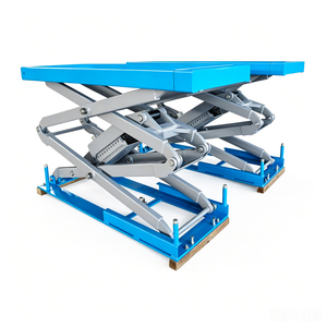 Pont élévateur à ciseaux encastré renforcé et épaissi pour l'entretien automobile, grande capacité de positionnement - Product Image 6