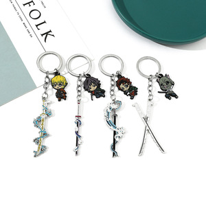 Nhà Máy Bán buôn khuyến mại Quà Tặng Kẽm hợp kim mềm men Keychain Anime nhân vật Devil Killer kim loại Keychain - Product Image 1