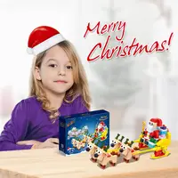 BanBao 2022 Neujahr Frohe Weihnachten Ziegel Spielzeug Weihnachts elch Weihnachts mann Modellbau steine Geschenk für Kinder Freund 5319