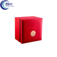 Caja de Regalo Cuadrada de Papel Recubierto Ecológico, Creativa y Variada, Caja Rígida con Logotipo Personalizado para Joyería y Productos Cosméticos