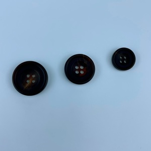 <span class=keywords><strong>Boutons</strong></span> de robe en polyester de haute qualité <span class=keywords><strong>pour</strong></span> hommes, revêtement de couture en corne naturelle fantaisie <span class=keywords><strong>pour</strong></span> chemises, habillage à tige de bouton en cristal rectangle - Product Image 3
