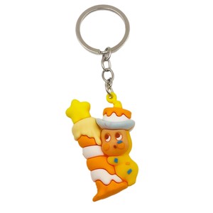 <span class=keywords><strong>Porte</strong></span>-clés en PVC souple en forme de personnage de dessin animé, <span class=keywords><strong>figurine</strong></span> mignonne en caoutchouc pour la décoration - Product Image 5