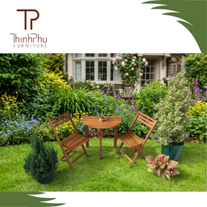 Ensemble de meubles en bois massif en gros : table basse et chaises pour la maison, bar, restaurant, hôtel, café, jardin – Fabriqué au Vietnam - Product Image 6