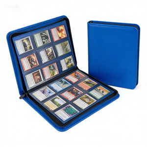 Factory Customize High Quality PU 9 Pockets Trading <b>Card</b> Binder for <b>Cards</b> Storage Display - Product Image 5