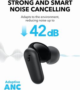 Soundcore P30i de Anker, auriculares 2 en 1 con cancelación de ruido, auriculares inalámbricos inteligentes TWS, <span class=keywords><strong>tiempo</strong></span> de reproducción prolongado con soporte para teléfono. - Product Image 3