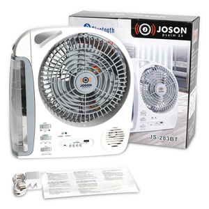 Quạt Cắm Trại Năng Lượng Mặt Trời Mini Teyoza Quạt Hộp Di Động Điện Ac/Dc Với Đèn <span class=keywords><strong>Led</strong></span> Và Đài FM - Product Image 6