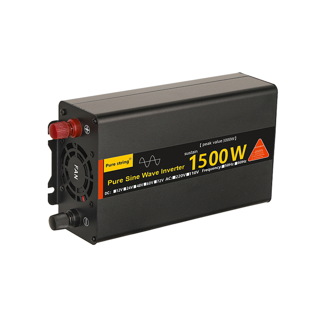 New Quality1500W Pure Sine Wave Power Inverter 12v 24v 48v 60v 72v 96v off Grid Solar Inverter for Automotive