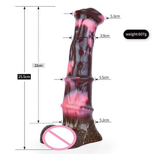 Grote Fantasie Dier Dildo Volwassen Seksspeeltje Fantasie Lange Hond Paard Dildo Voor Vrouwen Mannen Cadeau - Product Image 2