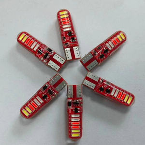 Éclairage automatique Focos T10 Led Silicone Lampe 6smd 5730 Led Ampoules Led T10 W5w 194 168 Accessoires de voiture Lumières avec Silicone 12v - Product Image 1