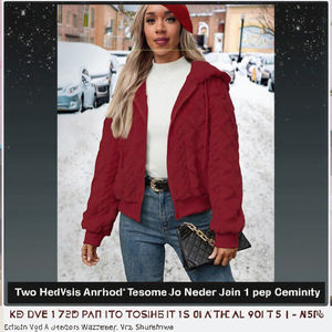 Chaqueta de Forro Polar Casual para Mujer, Sudadera con Capucha, Cálida, Suave y Acogedora, Estilo Regular para Otoño, con Logotipo Frontal, Bolsillos, Anti-Pilling, Transpirable y Resistente al Viento - Product Image 3