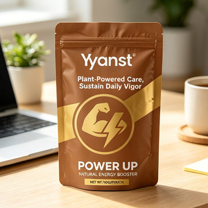 Plant Powered Care Sustain, Café Instantáneo en Polvo para Aumentar la Energía Diaria, Impulsor de Energía Natural, 100g, Marca Privada OEM - Product Image 3