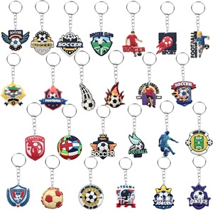 Regalos Promocionales al Por Mayor Llaveros de PVC Personalizados con Logo de Club de Fútbol Llaveros para Aficionados de Fútbol Souvenirs Llavero de Goma Personalizado - Product Image 5