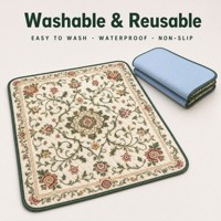 Tapis imperméable pour animaux de compagnie AOSEN, lavable, réutilisable, tapis pour chien, anti-fuite, séchage rapide, absorbant, pour l'incontinence, la mise bas, la cage