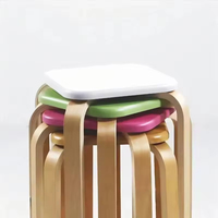 Chaise de bar et tabouret de salle à manger en plastique acrylique creux de forme rectangulaire, design moderne, nouveau mobilier pour la maison