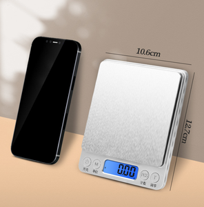 Balance de cuisine numérique ABS de la marque <span class=keywords><strong>Matou</strong></span> avec écran LCD et précision de 0,01 g, garantie 1 an - Product Image 4