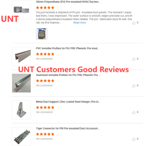 Zink beschichteter Stahl bügel für industrielles HLK-System zubehör Metallstahl-Kanal aufhänger Installation der vor isolierten Kanal platte - Product Image 6