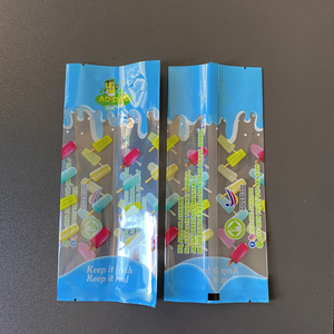 Sacs à sucettes glacées en plastique PE laminé imprimés en couleur avec logo personnalisé OEM, scellés au dos, résistants à l'humidité, pour crème glacée, aliments pour animaux de compagnie, <span class=keywords><strong>chips</strong></span> de pommes de terre - Product Image 4