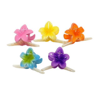 Pinza para el pelo con diseño de frangipani, 2 por color, caja de 600 unidades - Product Image 2