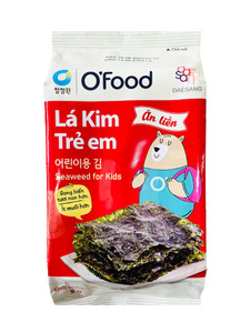 Alga Marina O'Food al por Mayor para Niños - Snack Coreano de Alga Marina Tostada y Sazonada - Bajo en Sodio y Nutritivo - 5g x 3 Paquetes - Product Image 4